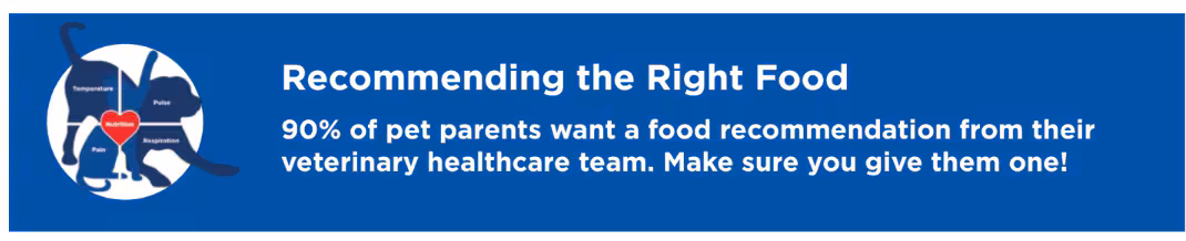 Recommend Hill's pet food